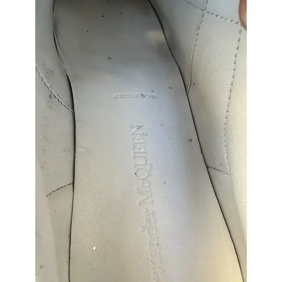 Alexander McQueen unisex Oversized Sneaker Clear Sole - White Womens Size EU 40 - Picture 12 of 13